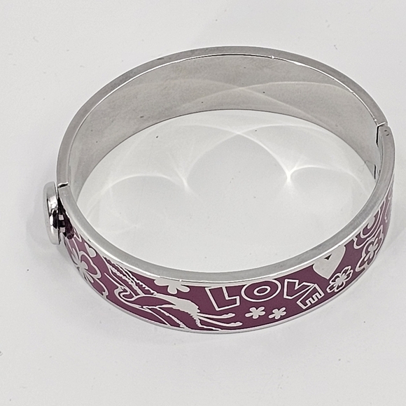 Johnny Was Small Love Hinge Bracelet - Picture 6 of 8